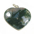 moss agate pendants