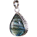 Design 1062: green labradorite drop pendants