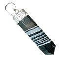 Design 1089: black onyx pencil pendants