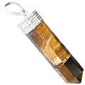 Design 1259: brown tiger eye pencil pendants