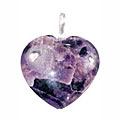 Design 1324: purple amethyst heart pendants