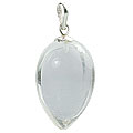 Design 1334: white crystal drop pendants