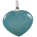 1363: Beaded blue onyx  heart pendants