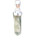 1448: Silver Setting white,green rotile pendants