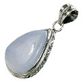 blue lace agate pendants