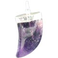 Design 1607: purple amethyst claw pendants