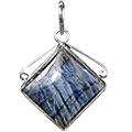 1687: Silver Setting green,gray labradorite pendants