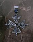 1783: Silver Setting orange,yellow sunstone  christian pendants