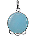 Design 1818: blue chalcedony pendants