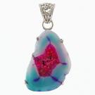 Drusy gemstone Pendants