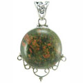 unakite pendants