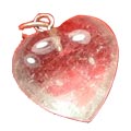 623: Silver Beaded white quartz  heart pendants