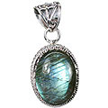 Design 6979: blue,gray labradorite pendants