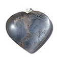Design 7272: gray moonstone heart pendants