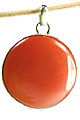 Design 7339: orange carnelian pendants