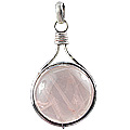 rose quartz pendants