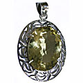 Design 7678: yellow lemon quartz pendants