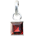 7994: Silver Setting red garnet pendants