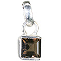 7995: Silver Setting Brown quartz pendants