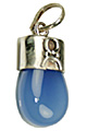 8335: Silver Setting Blue opalite pendants