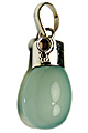 8346: Silver Setting Green opalite pendants