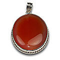 Design 8350: orange onyx pendants