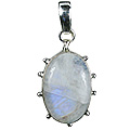 Design 8499: blue,white moonstone gothic-medieval pendants