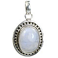Design 8531: white moonstone pendants
