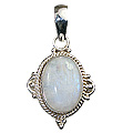 Design 8591: white moonstone pendants