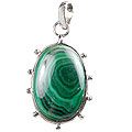 malachite pendants