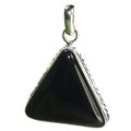 8929: Silver Setting black onyx pendants