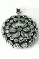 937: Silver Setting blue blue topaz pendants