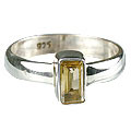 Design 1239: yellow citrine rings