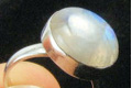 1565: Silver Setting white moonstone rings