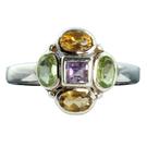 Amethyst gemstone Rings
