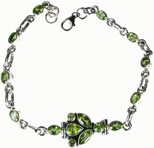 SKU 1121 - a Peridot Anklets Jewelry Design image