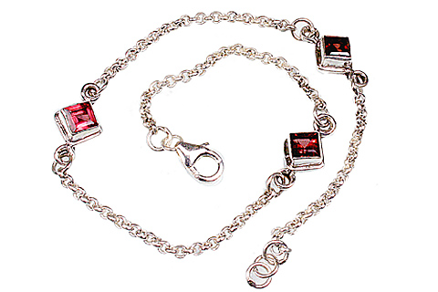 SKU 1521 - a Garnet Anklets Jewelry Design image