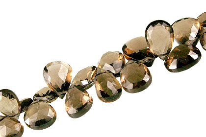 SKU 13650 - a Smoky quartz beads Jewelry Design image