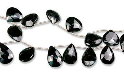 SKU 13804 - a Black Spinel Beads Jewelry Design image