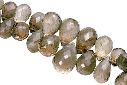 SKU 13858 - a Smoky quartz beads Jewelry Design image
