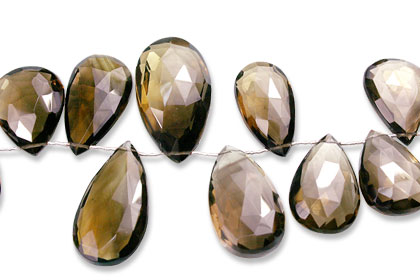 SKU 13961 - a Smoky quartz beads Jewelry Design image