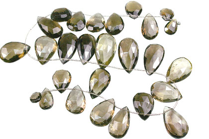 SKU 13970 - a Smoky quartz beads Jewelry Design image