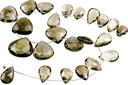 SKU 13973 - a Smoky quartz beads Jewelry Design image