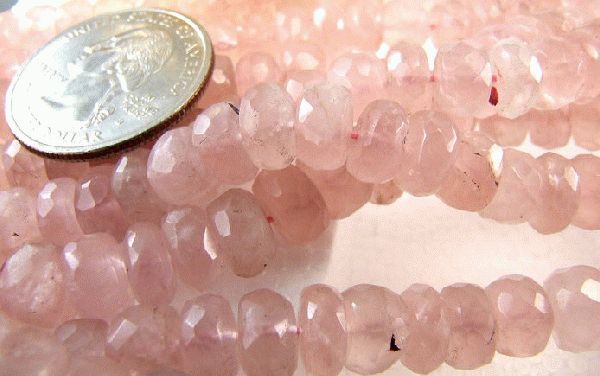 SKU 1767 - a Rose quartz Beads Jewelry Design image