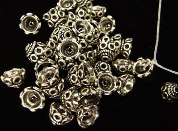 SKU 3114 - a Silver Beads Jewelry Design image