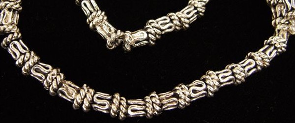 SKU 3115 - a Silver Beads Jewelry Design image