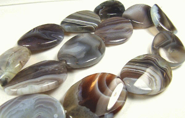 SKU 5645 - a Botswana agate Beads Jewelry Design image