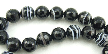 SKU 5703 - a Banded onyx Beads Jewelry Design image