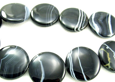 SKU 5707 - a Banded onyx Beads Jewelry Design image