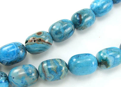 SKU 5840 - a Blue-Crazy Agate Beads Jewelry Design image